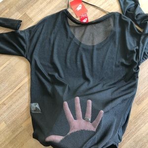 Nike Black mesh long sleeve